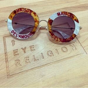 Gucci 0113 Tortoise and White Sunglasses